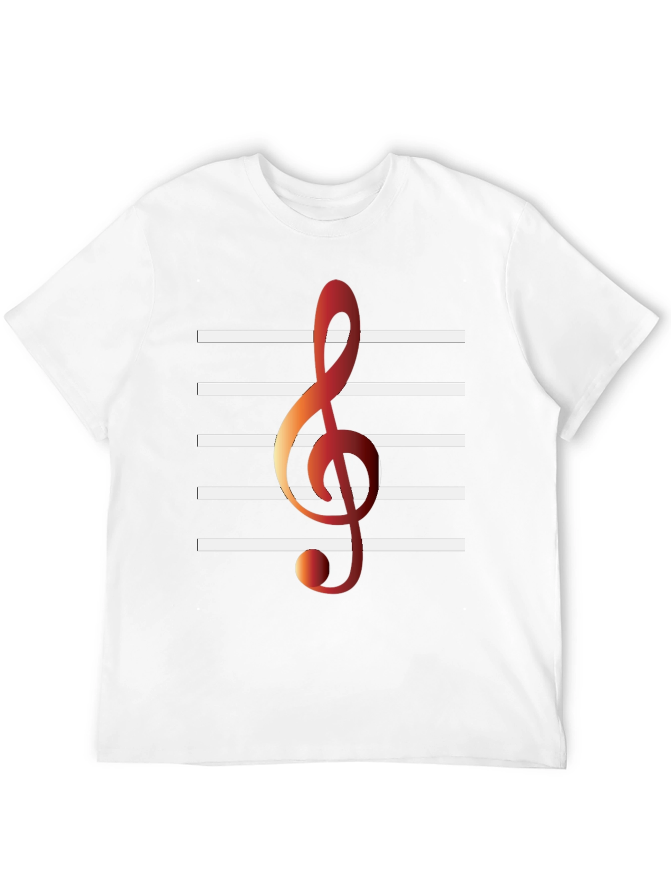 Musical Note T-Shirt - Black