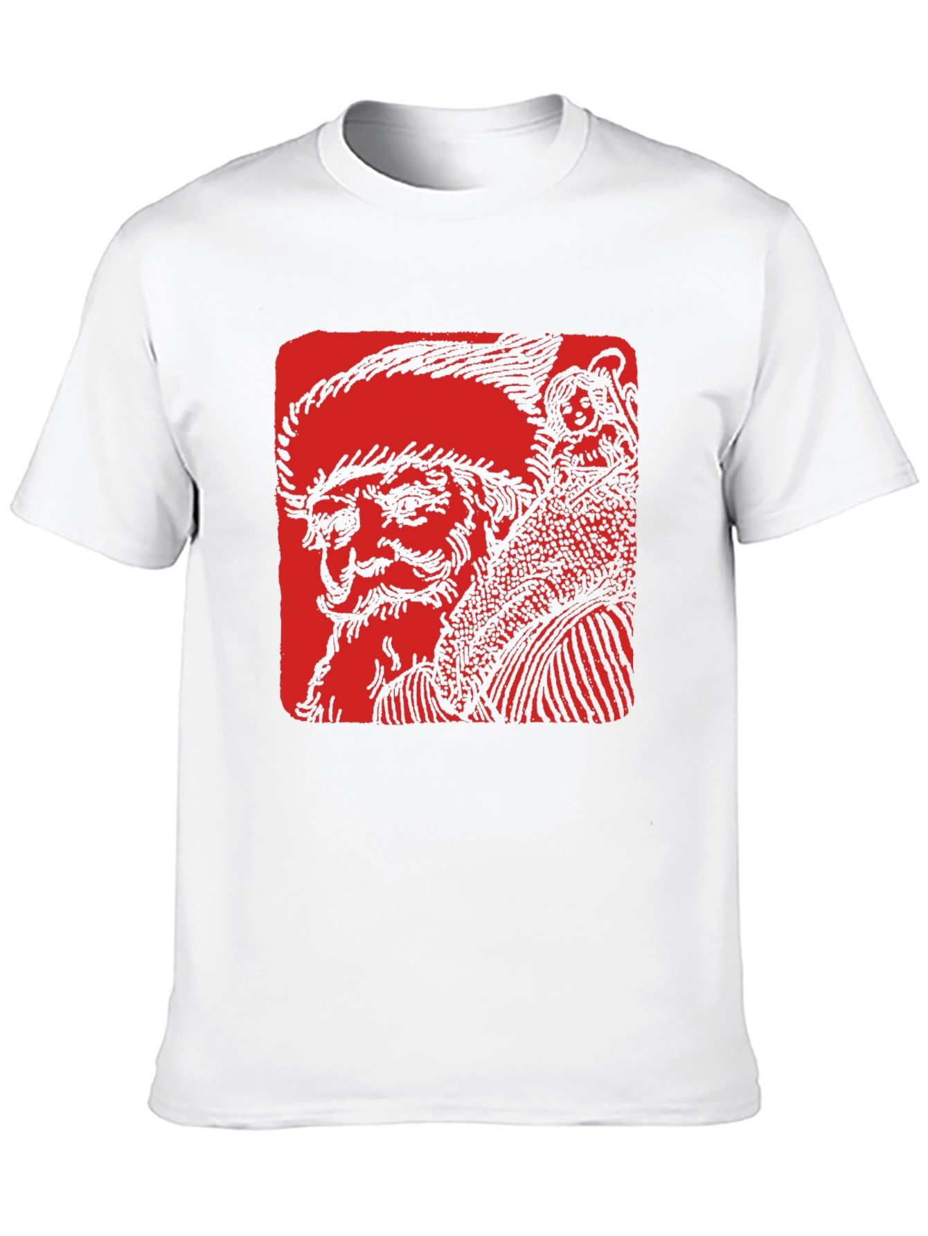 Santa & Child Graphic Tee