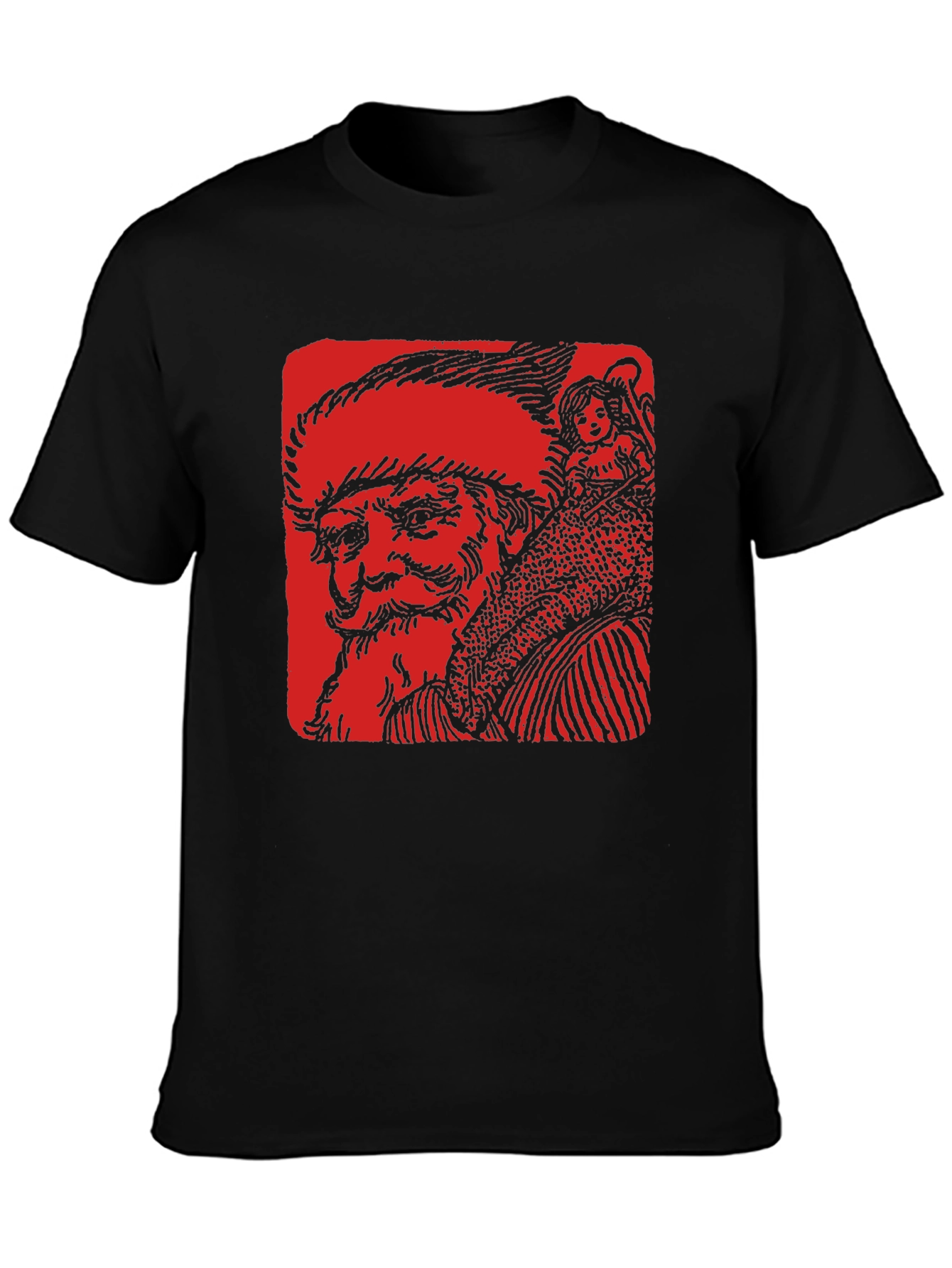 Santa & Child Graphic Tee