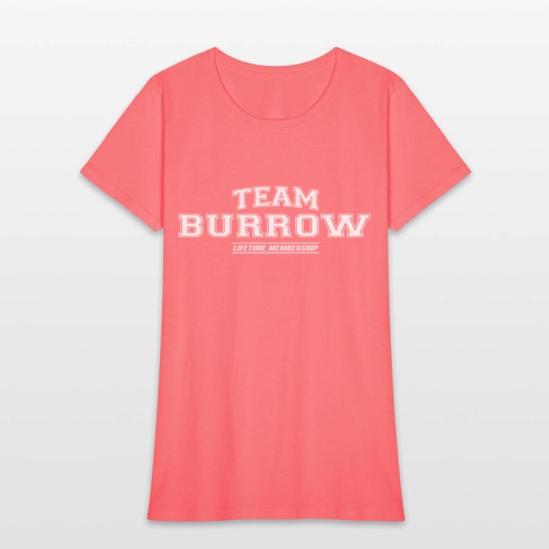 Team Burrow Proud Family Surname Last Name