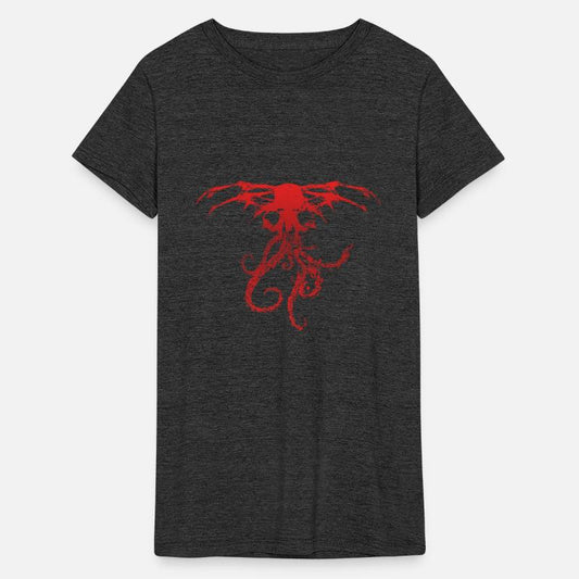 Tentacle Monster Skull - Red