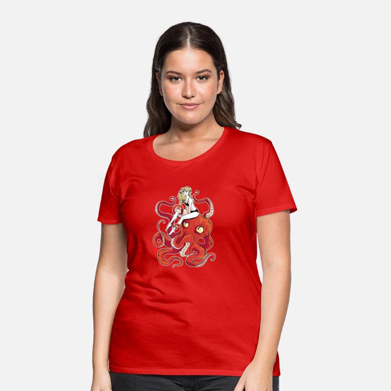 tentacles girl with octopus