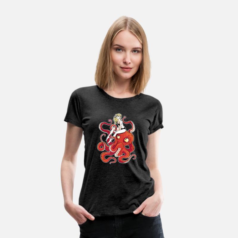 tentacles girl with octopus
