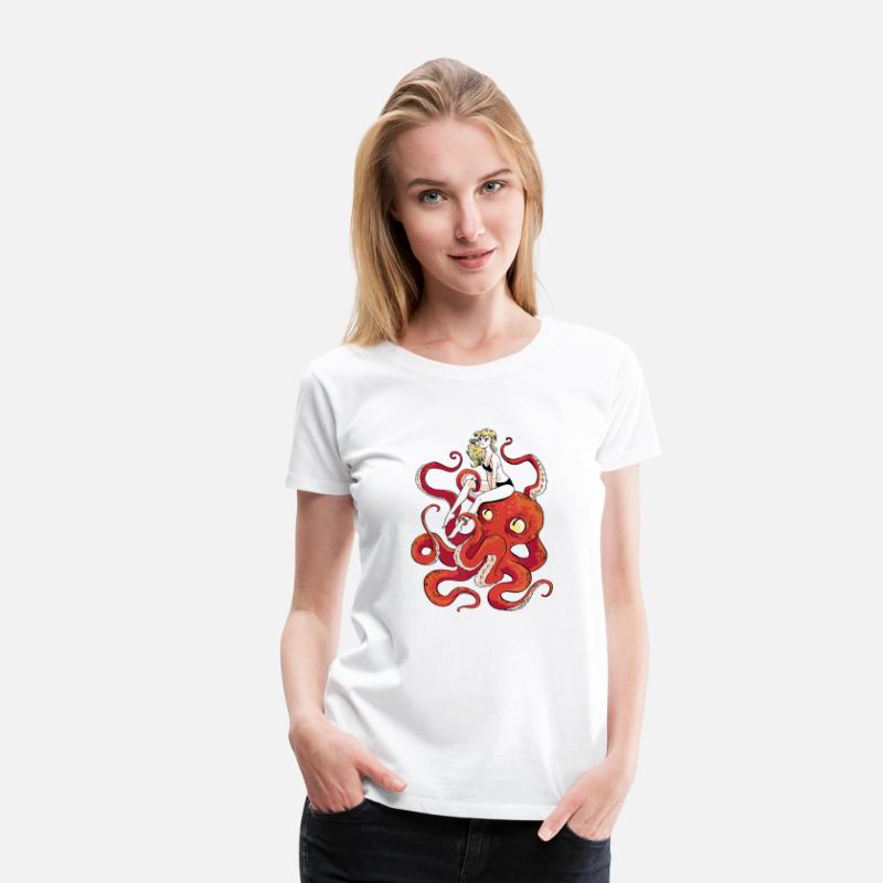 tentacles girl with octopus