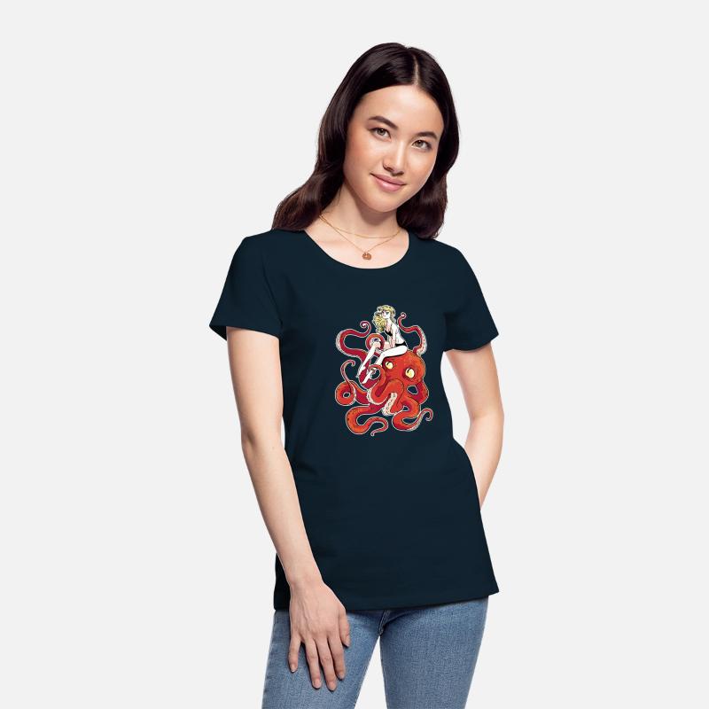 tentacles girl with octopus