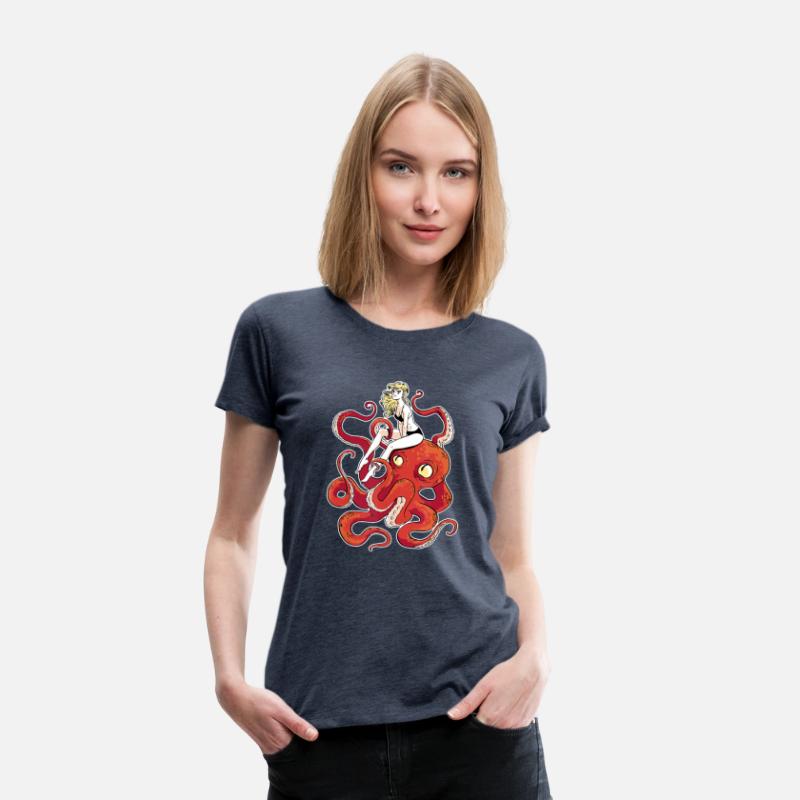 tentacles girl with octopus