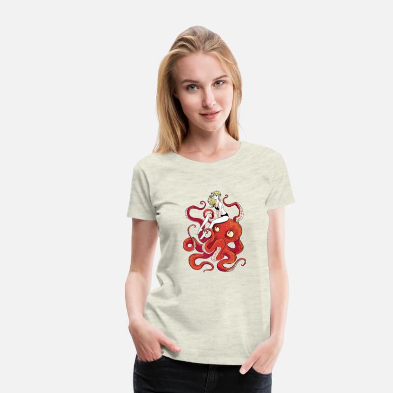 tentacles girl with octopus