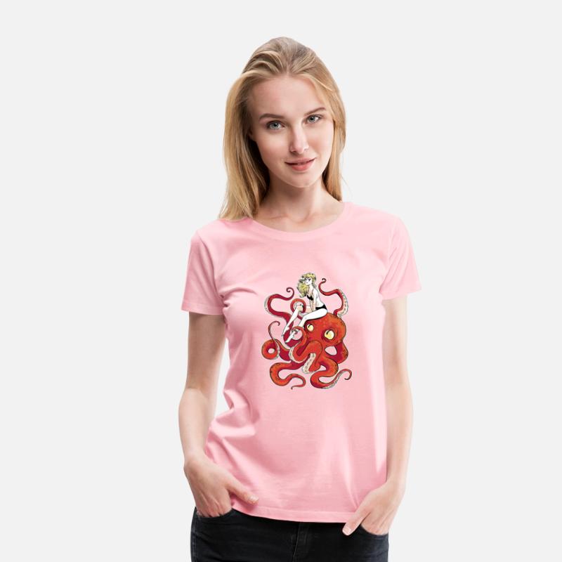 tentacles girl with octopus