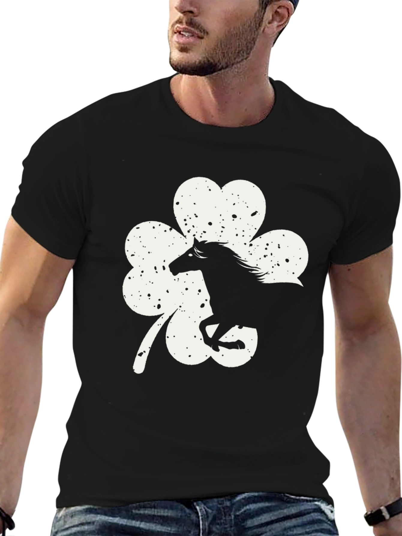 Shamrock Horse Graphic Tee