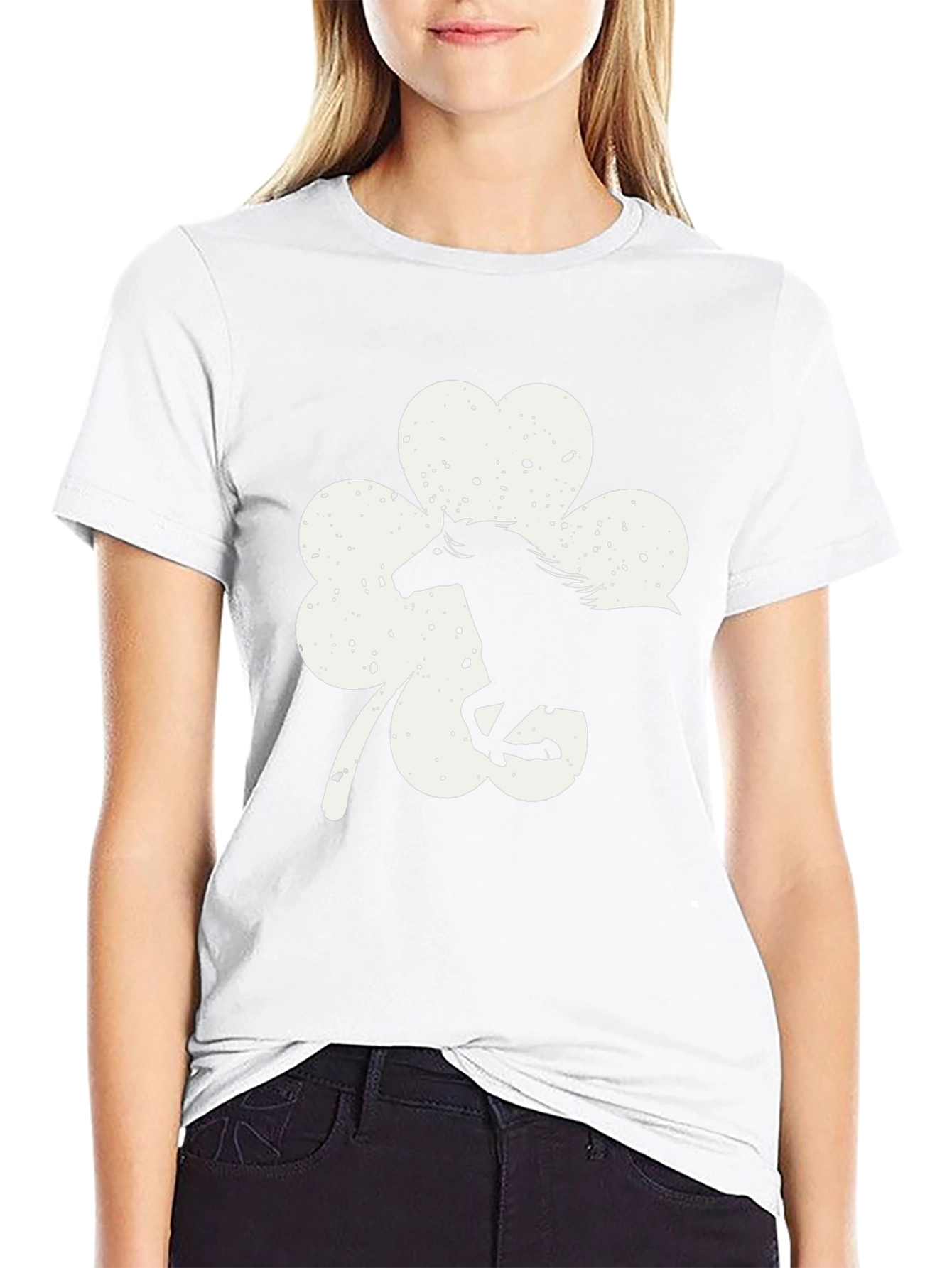 Shamrock Horse Graphic Tee