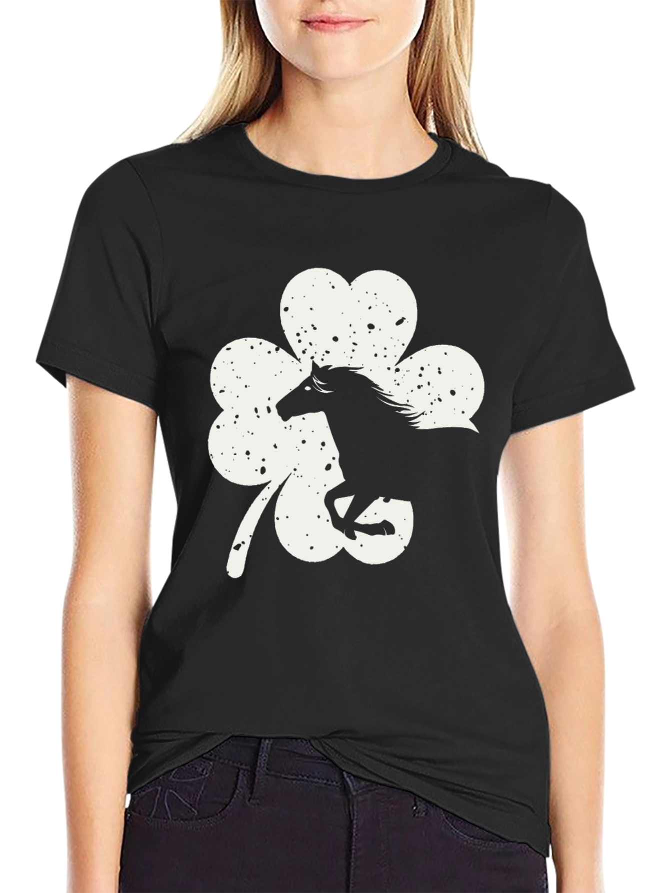 Shamrock Horse Graphic Tee