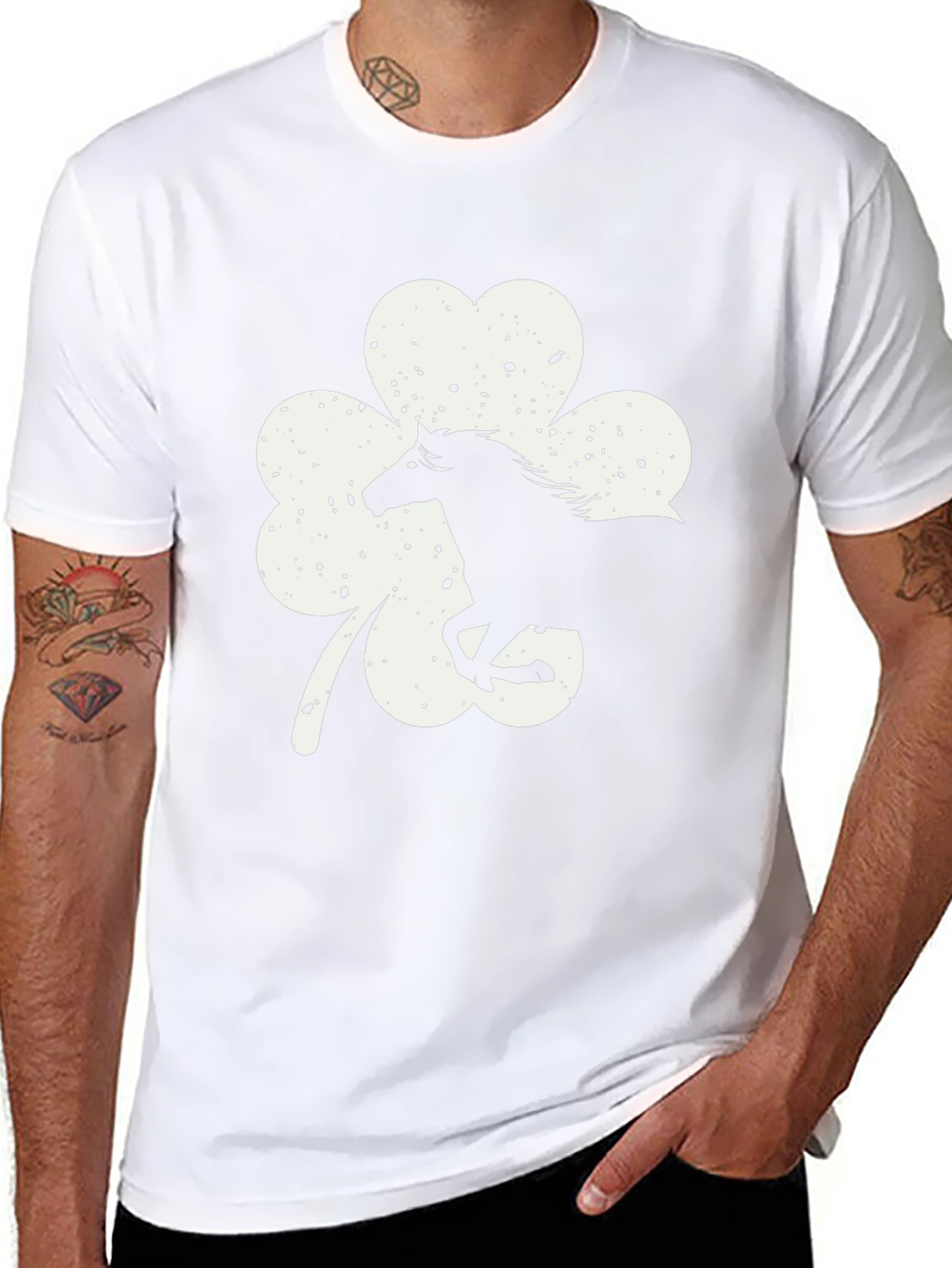 Shamrock Horse Graphic Tee