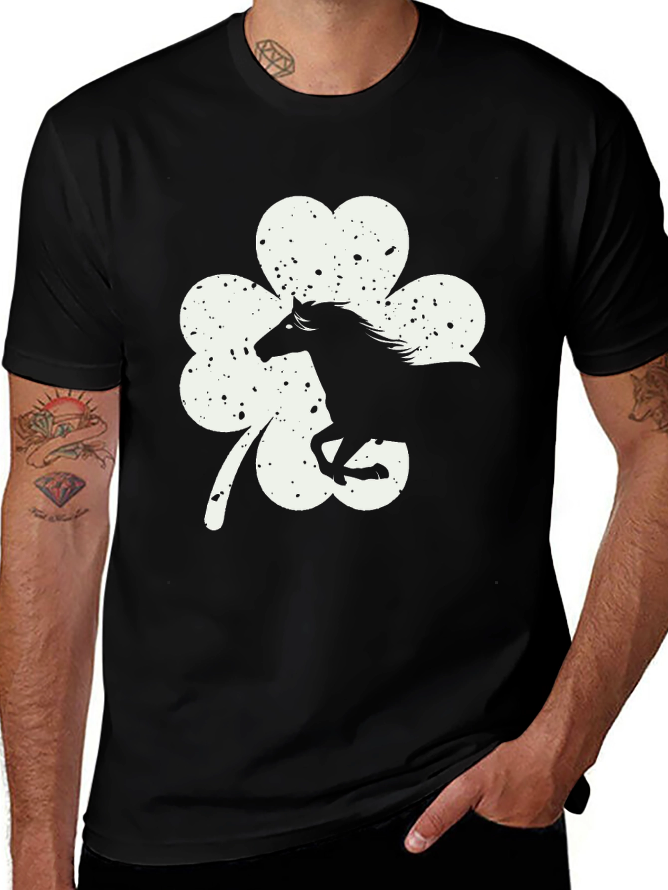 Shamrock Horse Graphic Tee