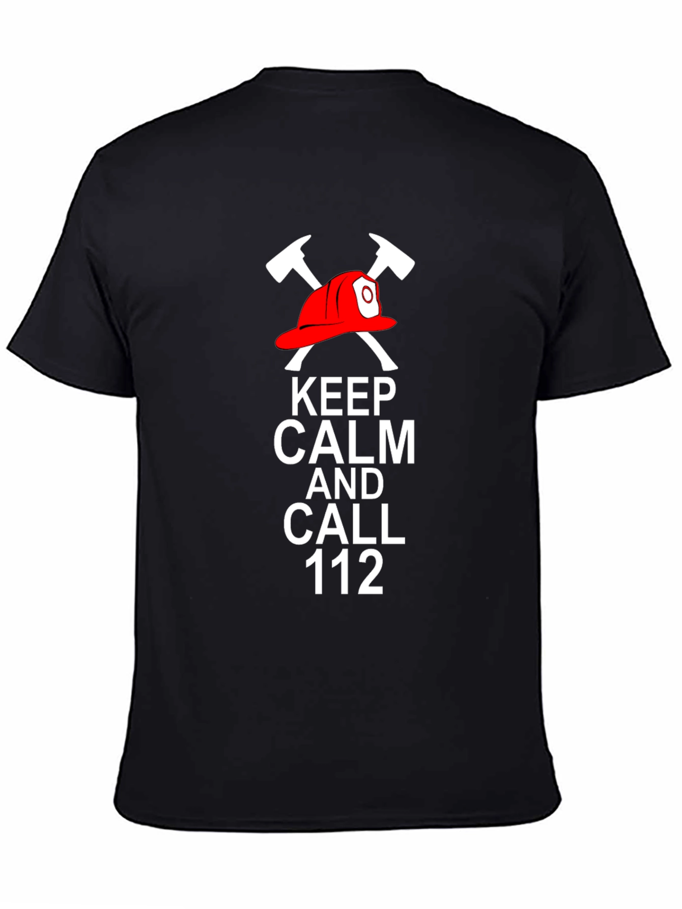 Keep Calm and Call 112 Firefighter T-Shirt