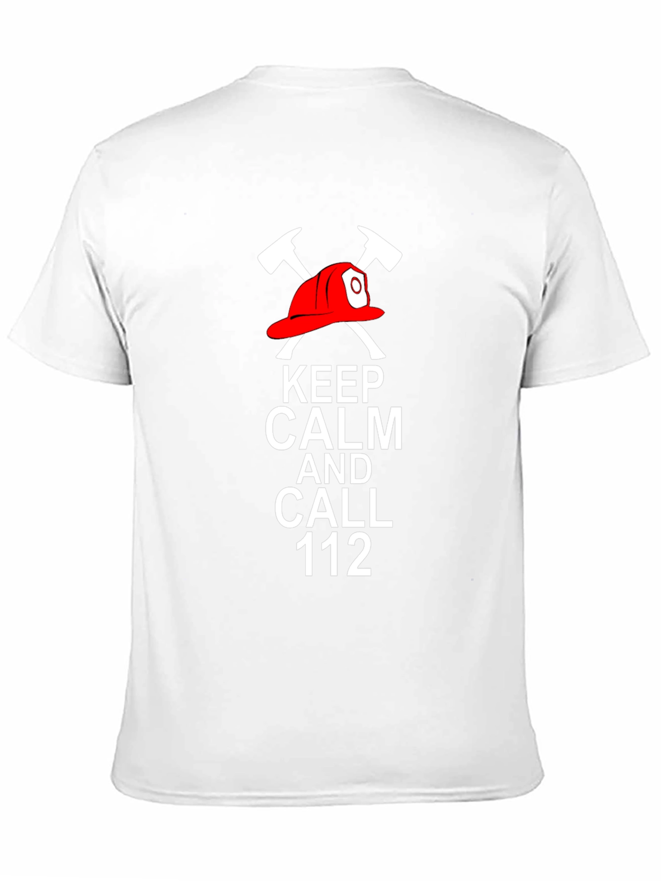 Keep Calm and Call 112 Firefighter T-Shirt