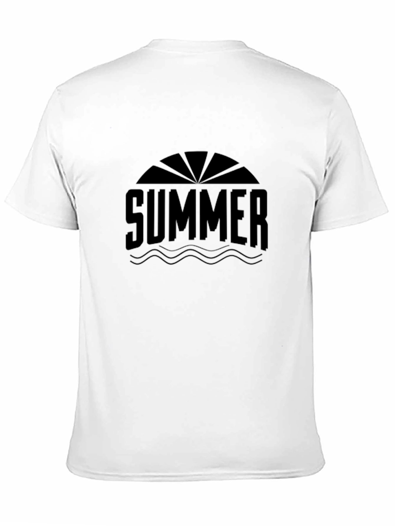 Summer Graphic Black T-Shirt