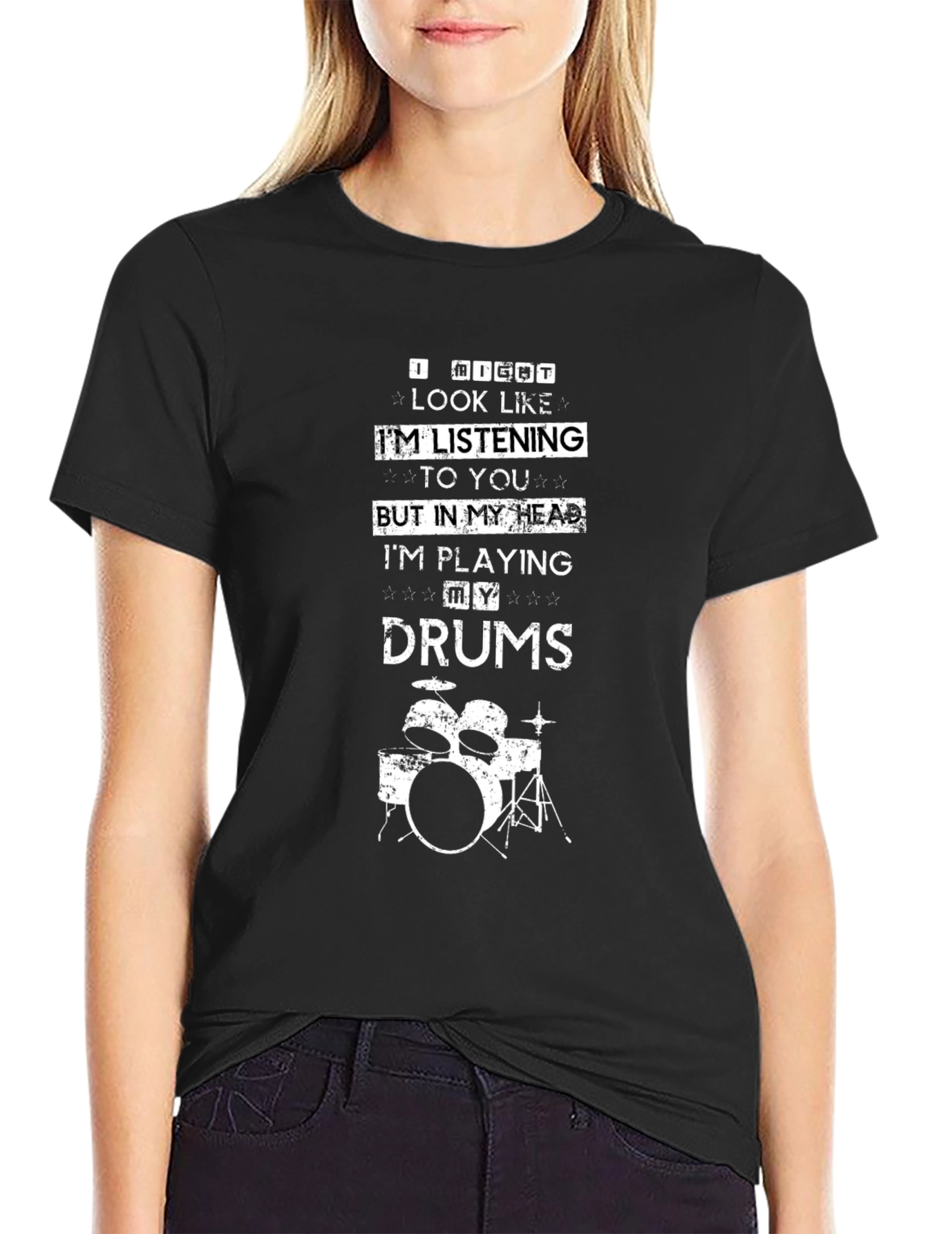 Drummer T-Shirt: Im Playing My Drums!