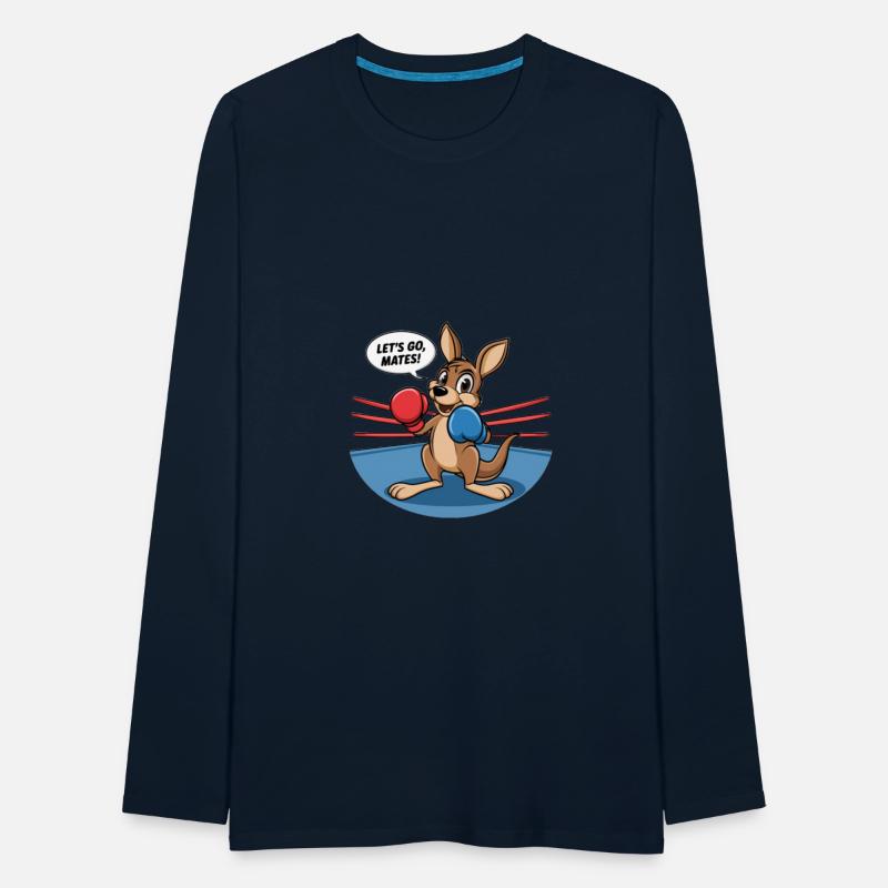 The kangaroo is in a boxing pose