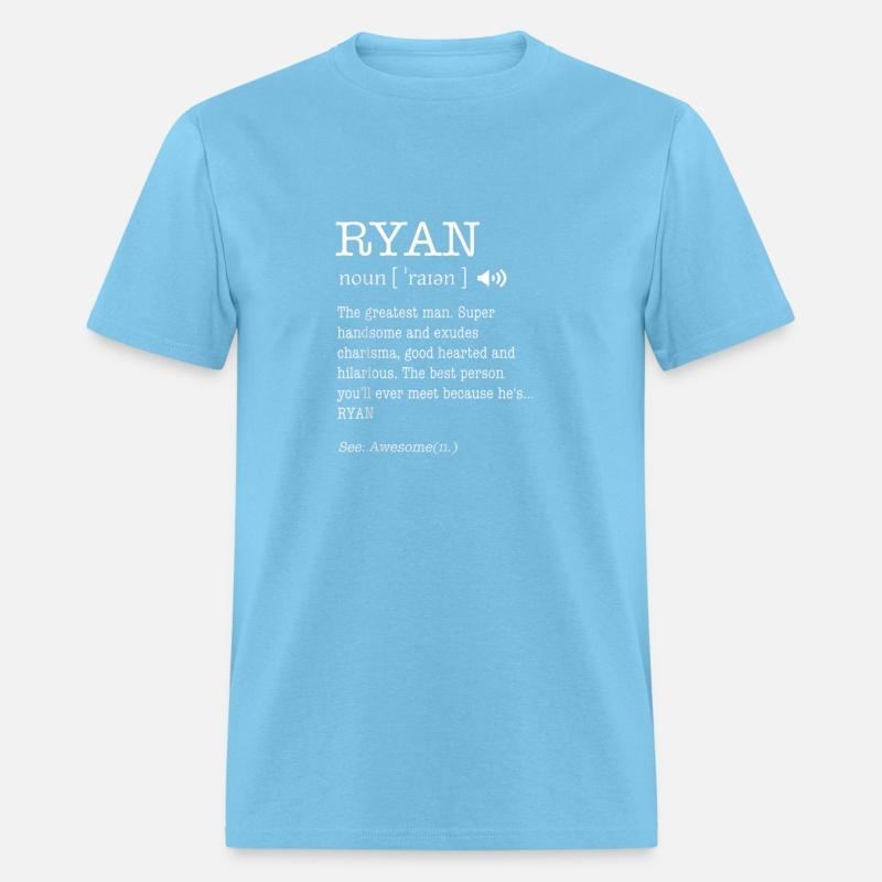 The Name Is Ryan Funny Gift Adult Definition