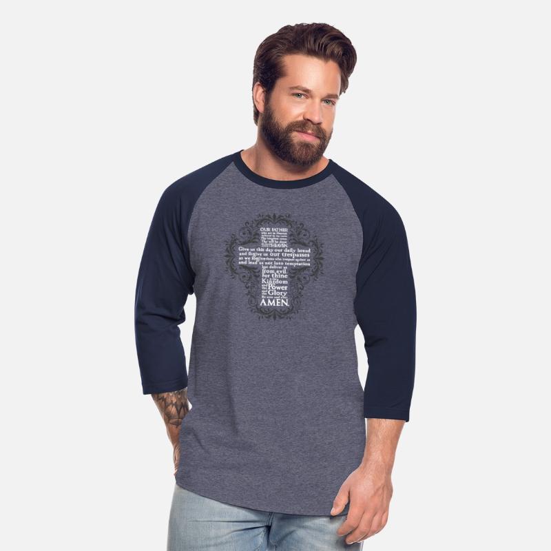 The Our Father Prayer Cross Christian Emblem