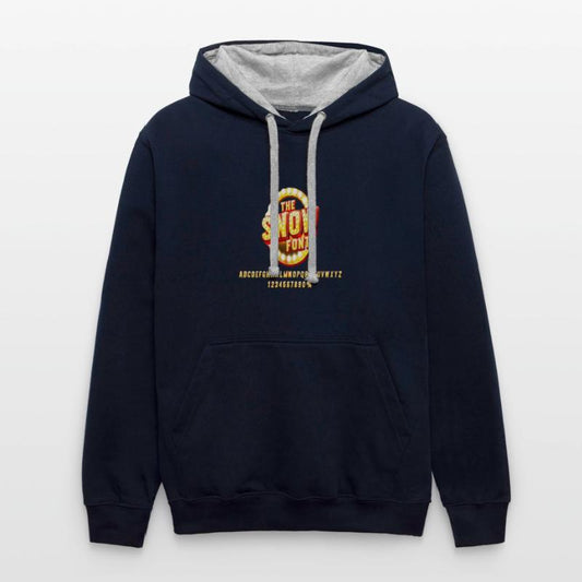 The snow font design