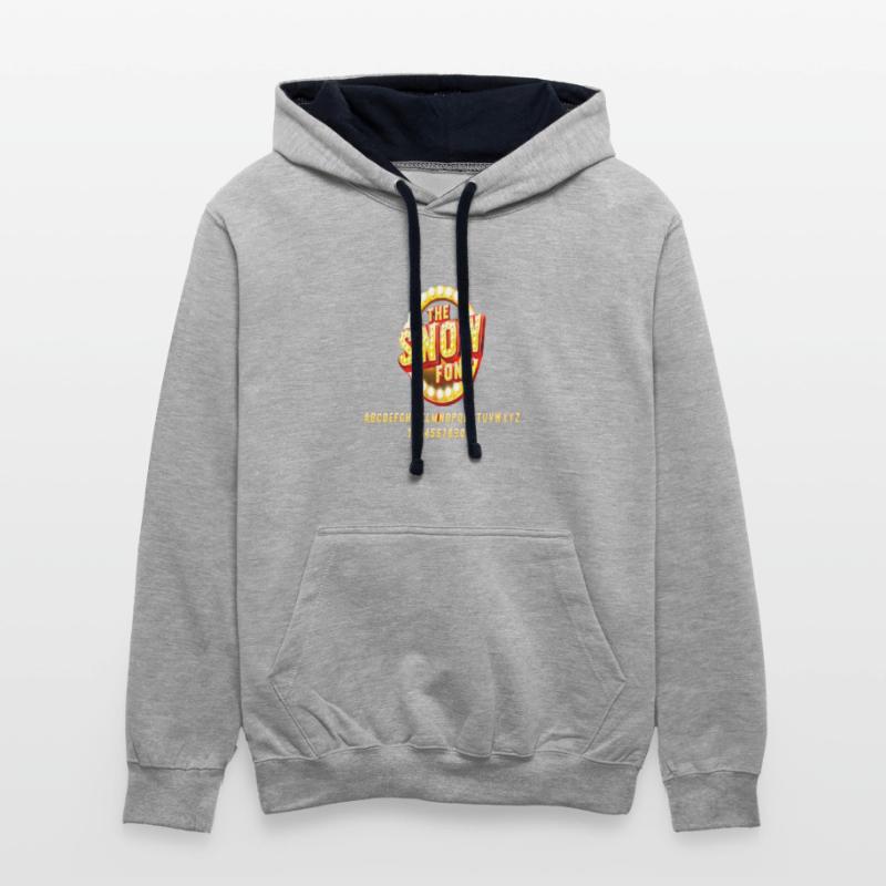 The snow font design