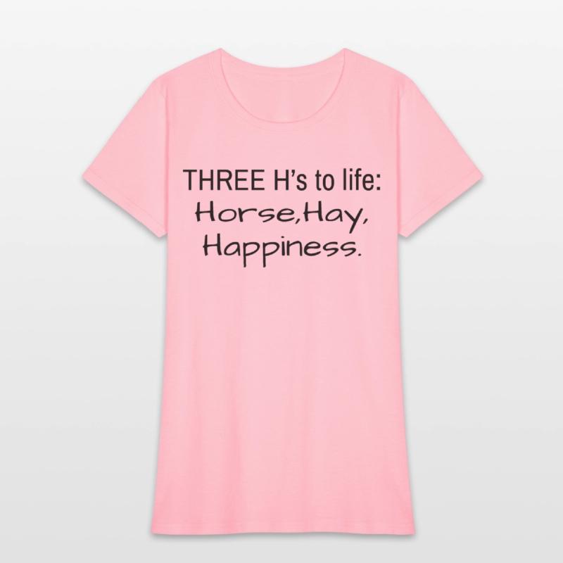 THREE H's to life Horse Hay Happinesss