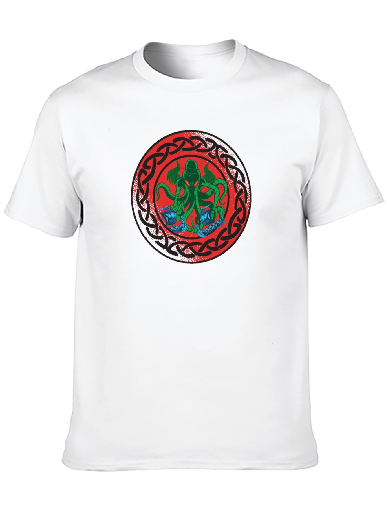 Cthulhu Kraken Celtic Knot Graphic T-Shirt