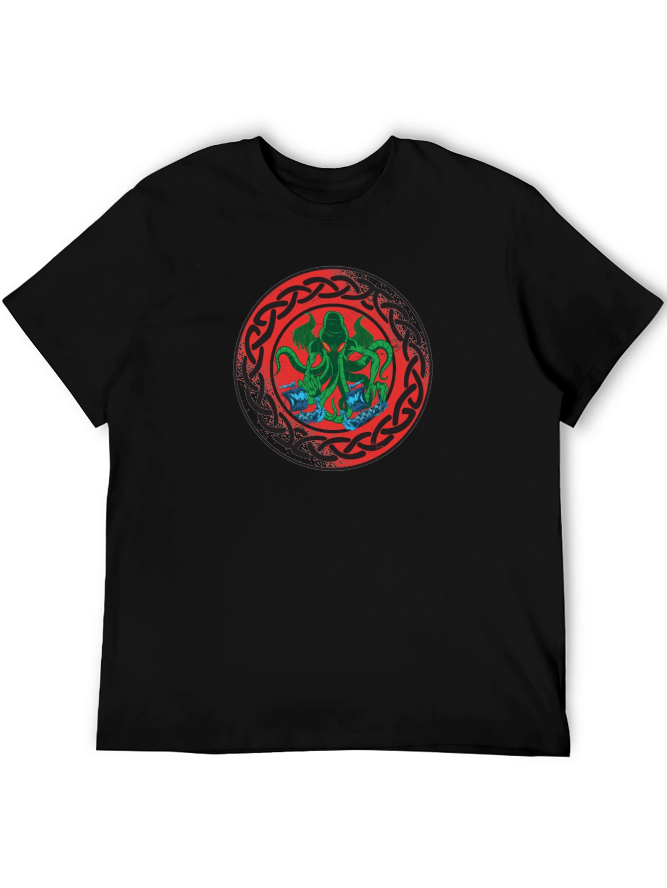 Cthulhu Kraken Celtic Knot Graphic T-Shirt