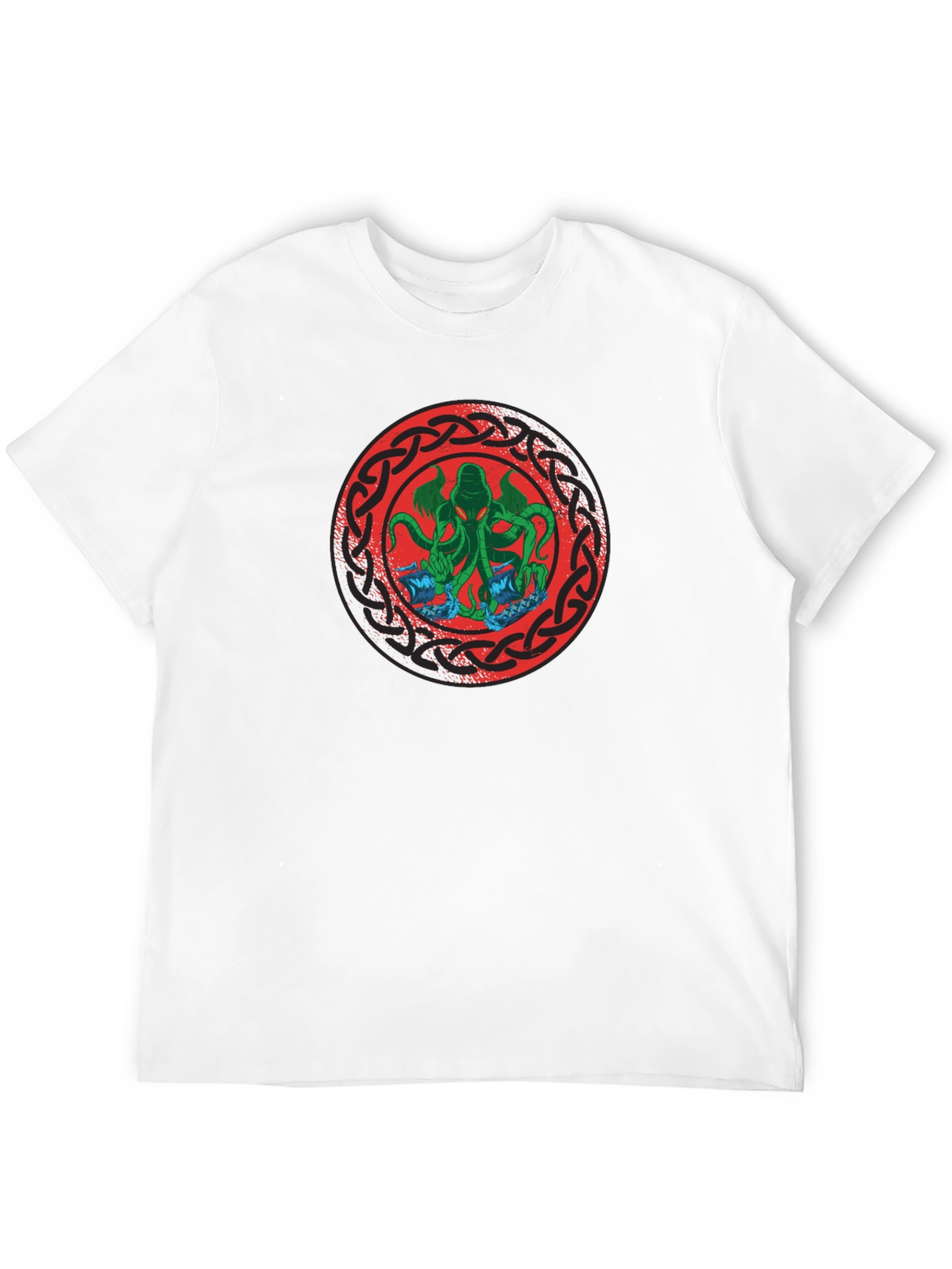 Cthulhu Kraken Celtic Knot Graphic T-Shirt