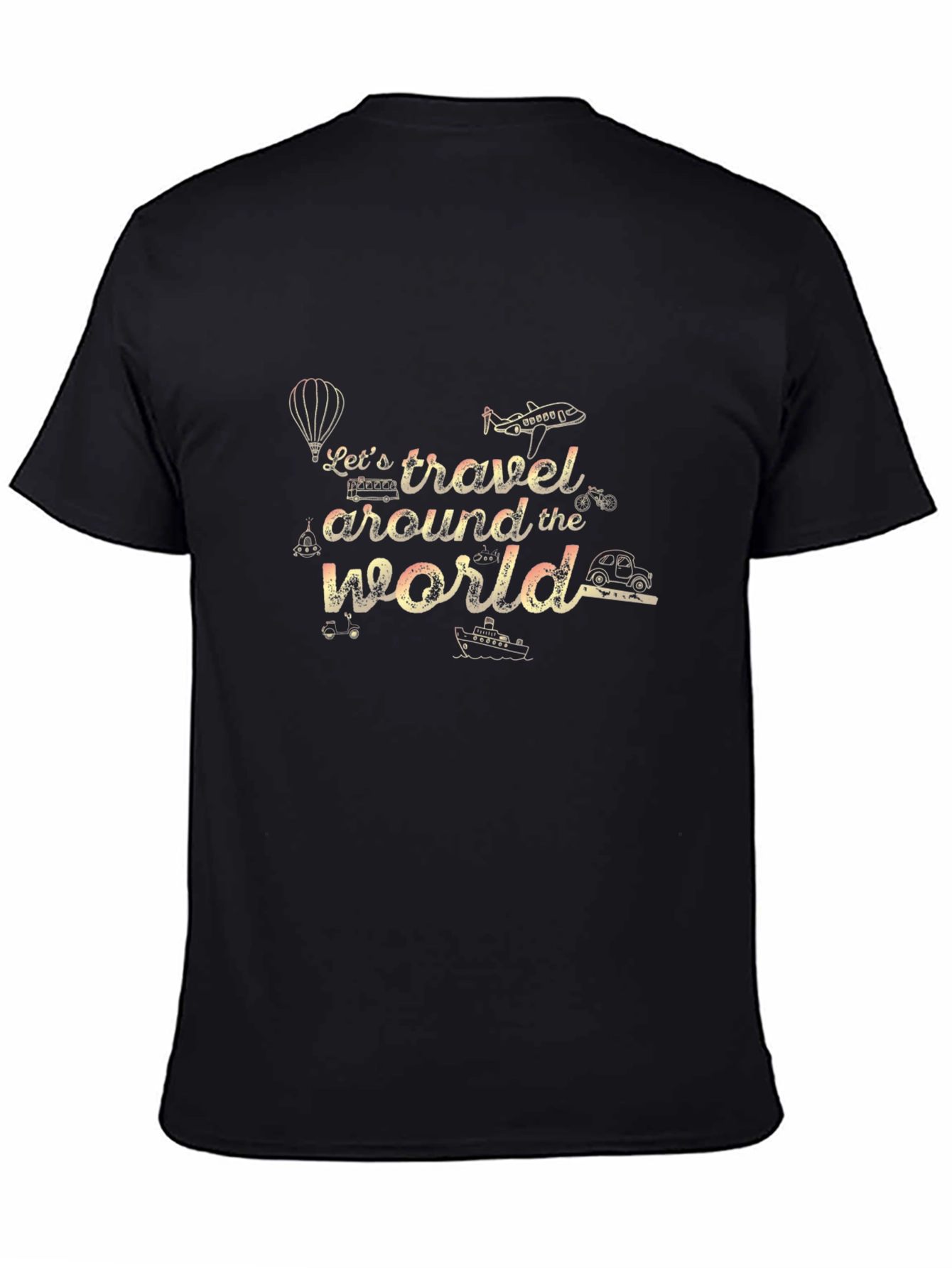 Lets Travel Around the World Graphic T-Shirt