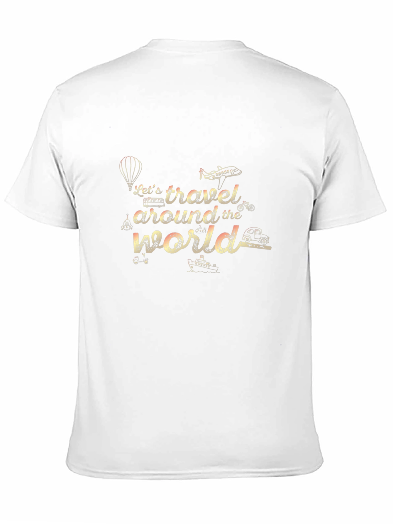 Lets Travel Around the World Graphic T-Shirt