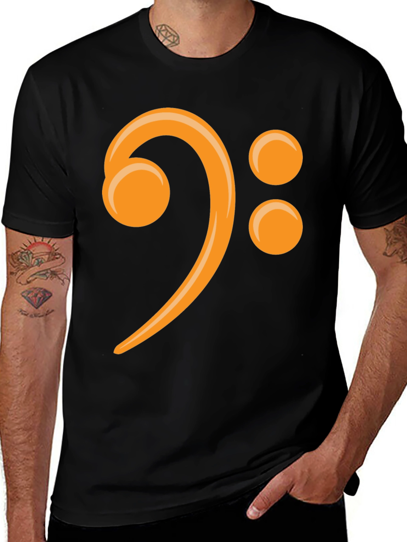 Bass Clef Graphic T-Shirt