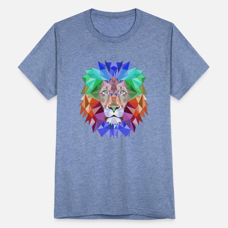 Tie Dye Lion Face