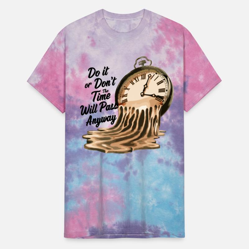 Timeless Motivation Quote with Melting Clocks