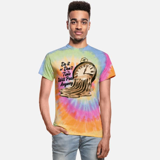 Timeless Motivation Quote with Melting Clocks