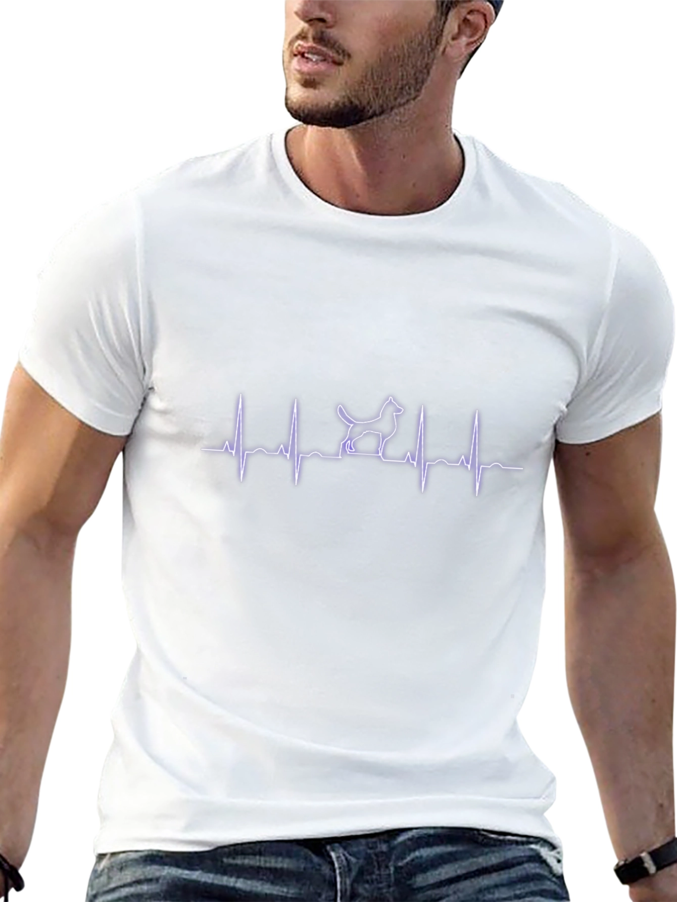 Dog Heartbeat T-Shirt - Express Your Love!
