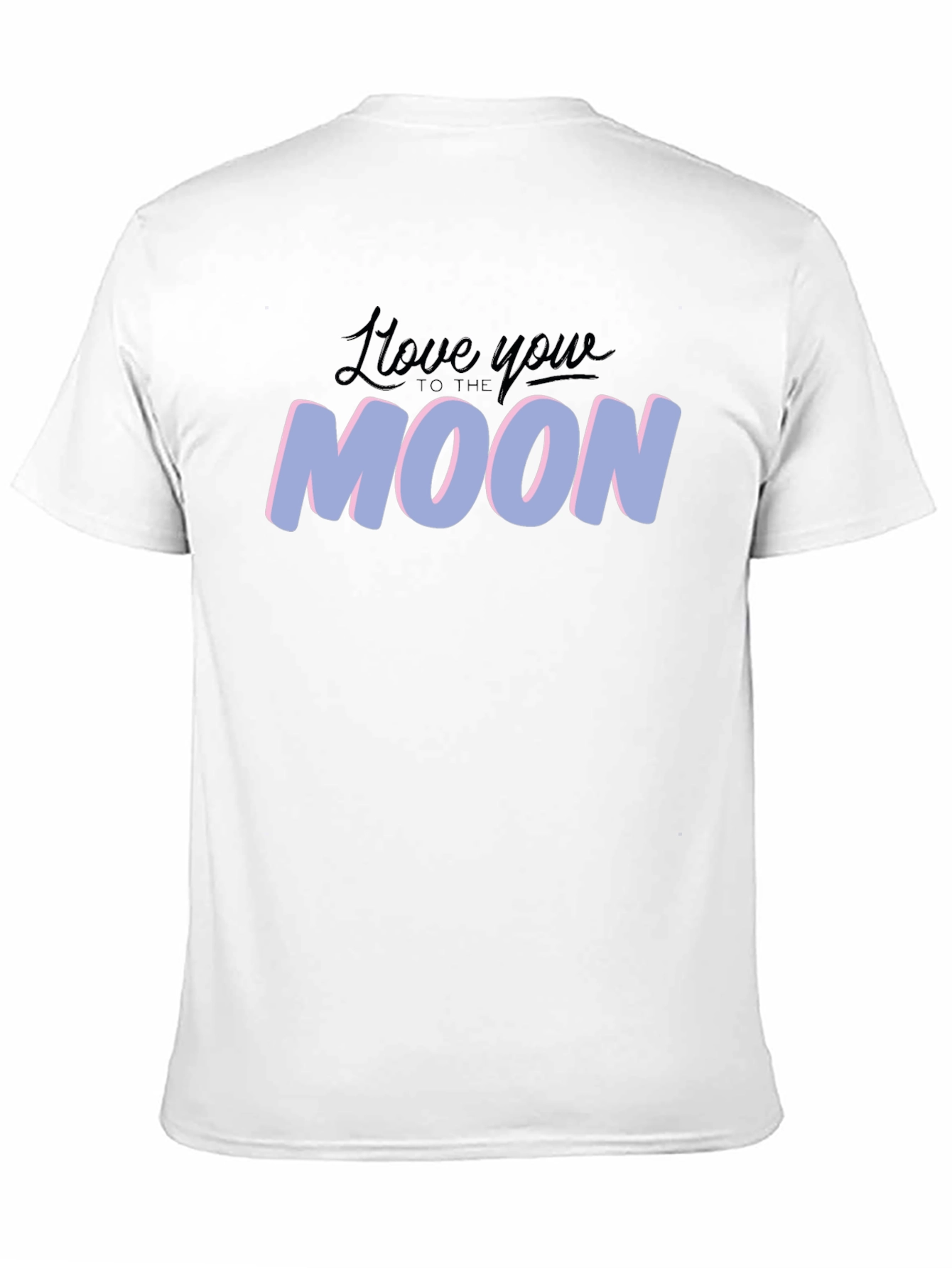 Love You to the Moon Graphic Tee - Black