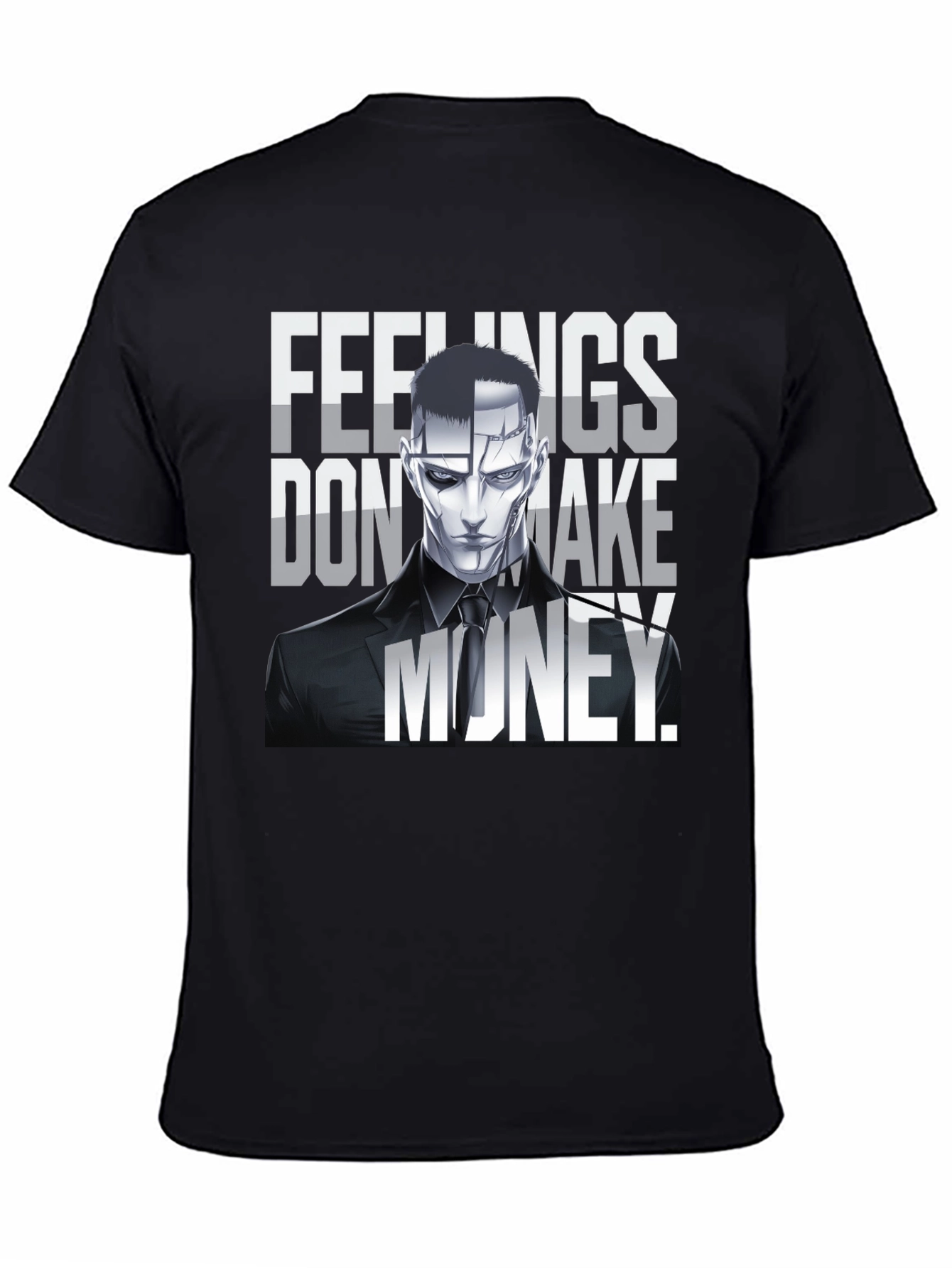 Feelings Dont Make Money Graphic T-Shirt