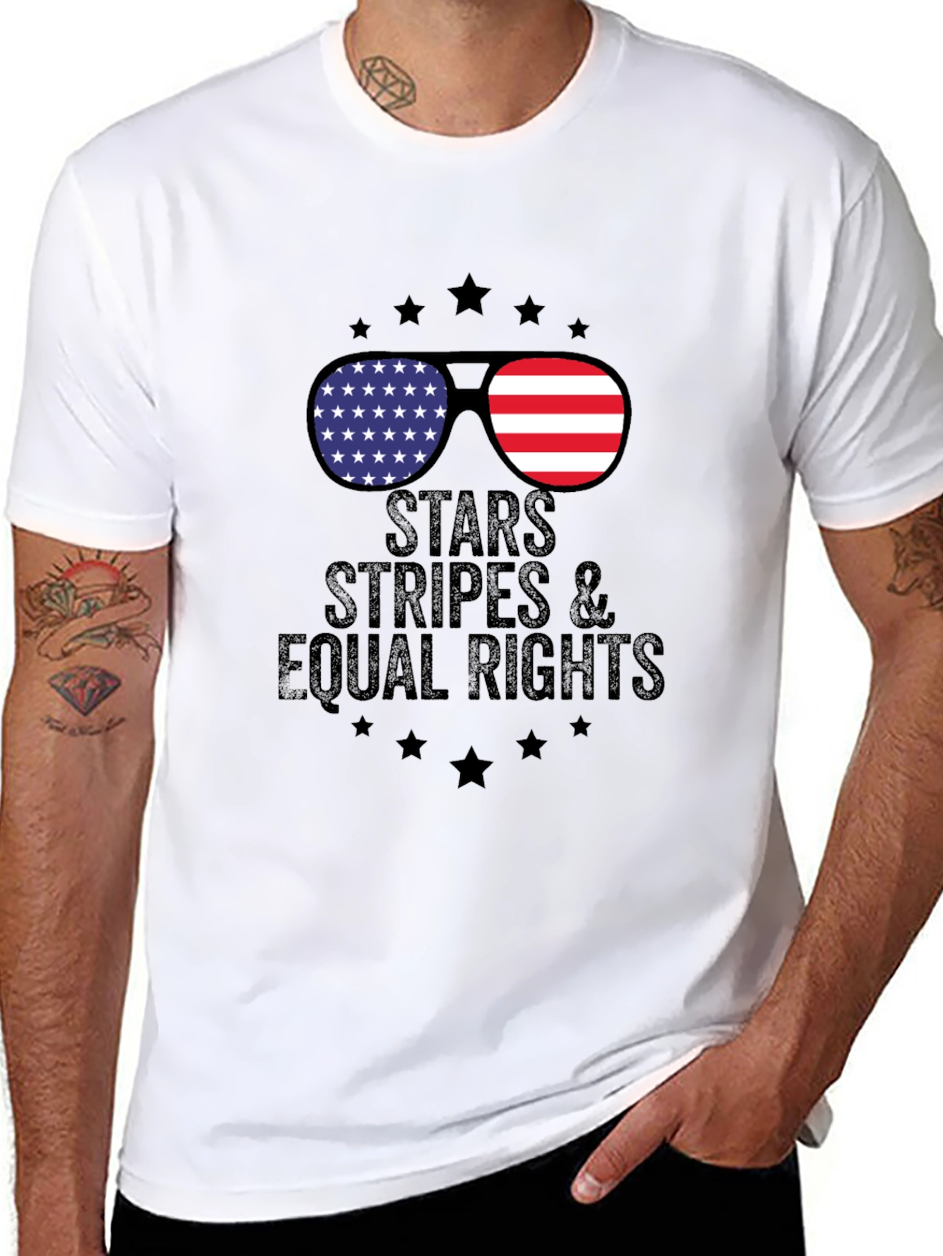 Stars Stripes & Equal Rights T-Shirt