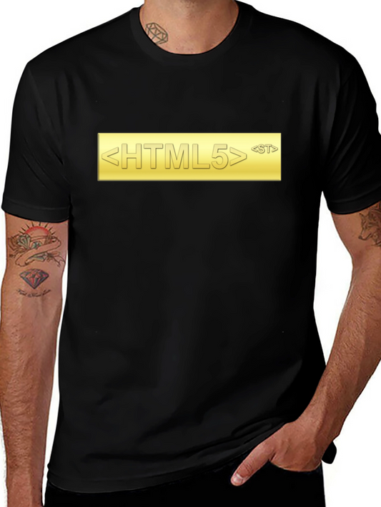 HTML5 T-Shirt - Geek Chic Developer Style