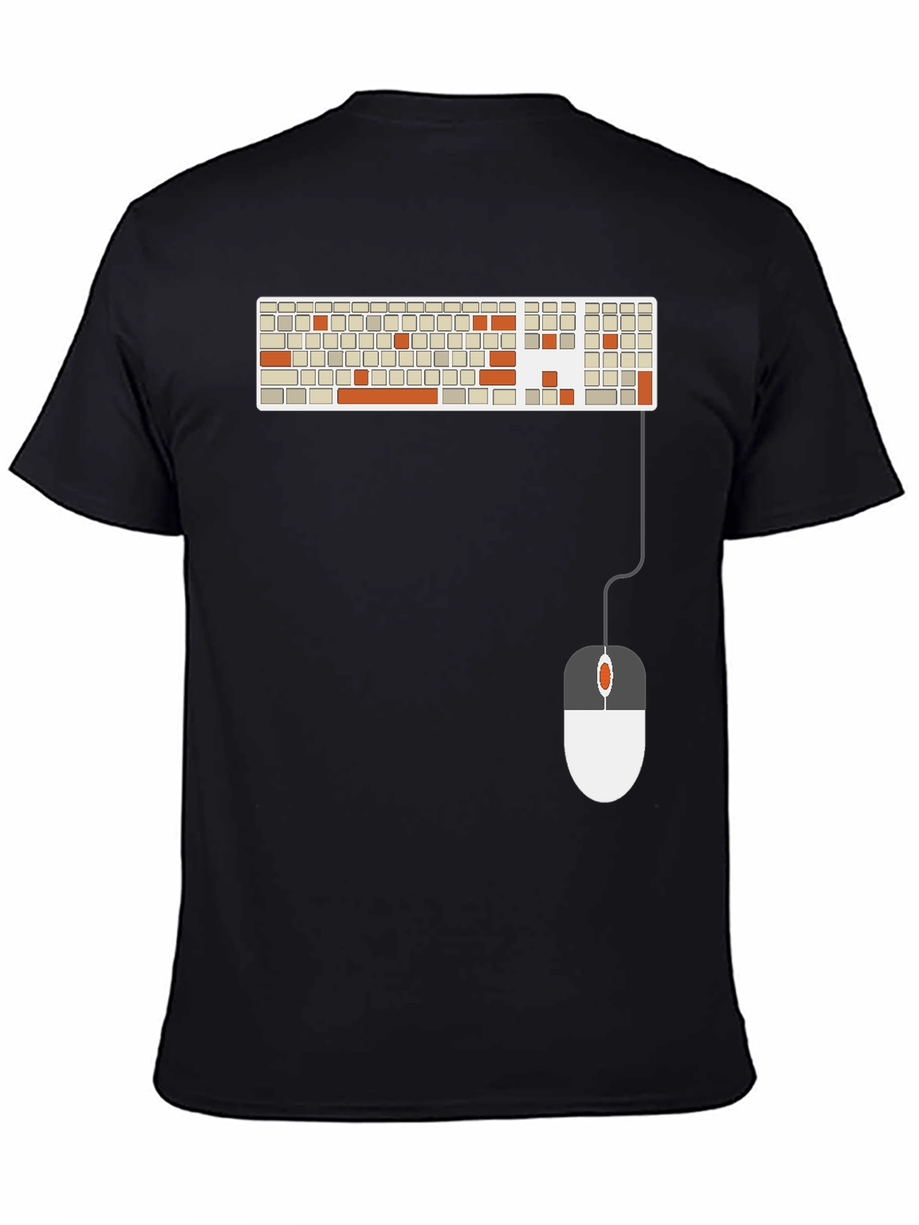 Keyboard & Mouse Graphic Tee - Tech Enthusiast Shirt