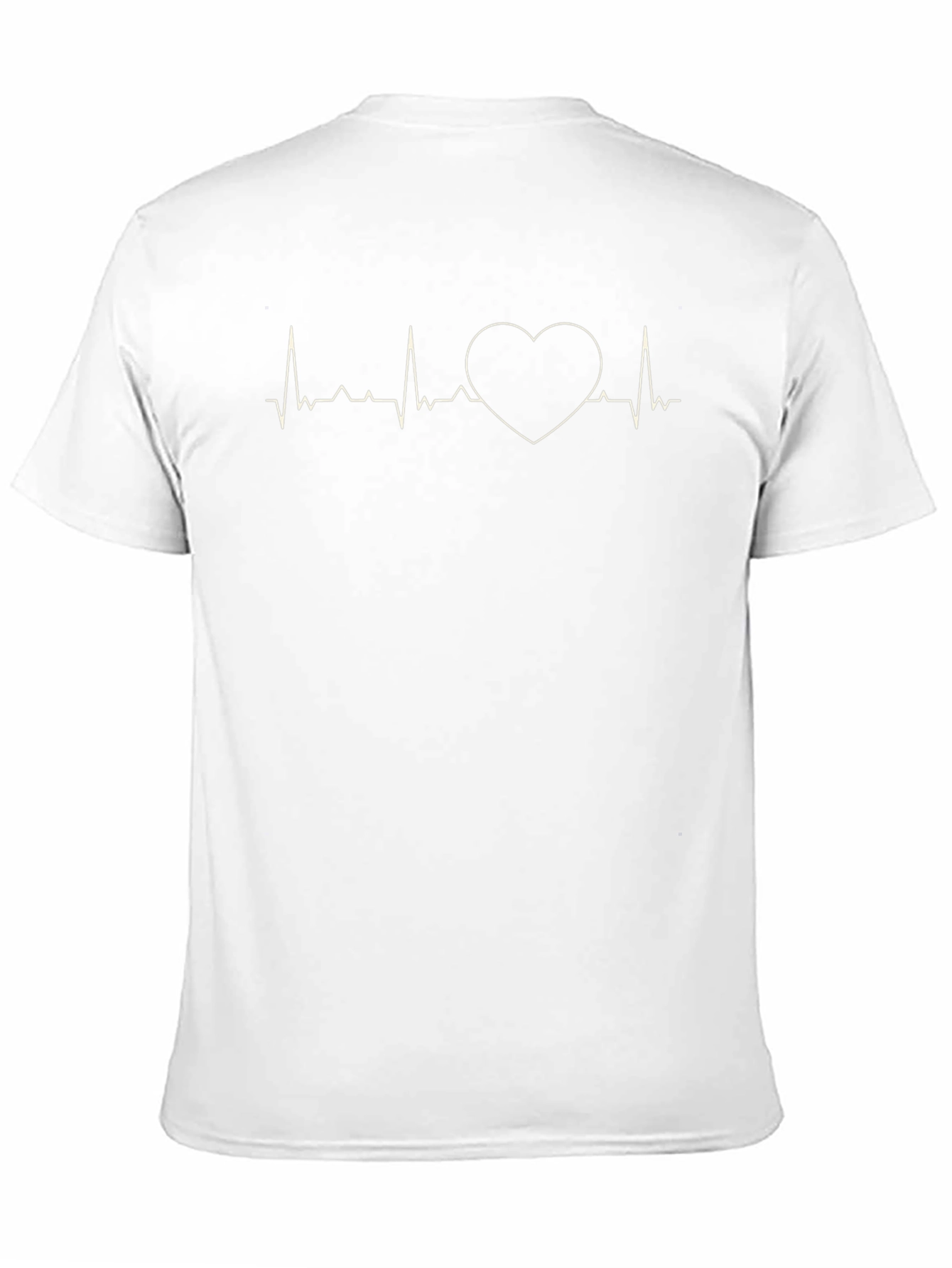Heartbeat Heart Graphic Tee - Black