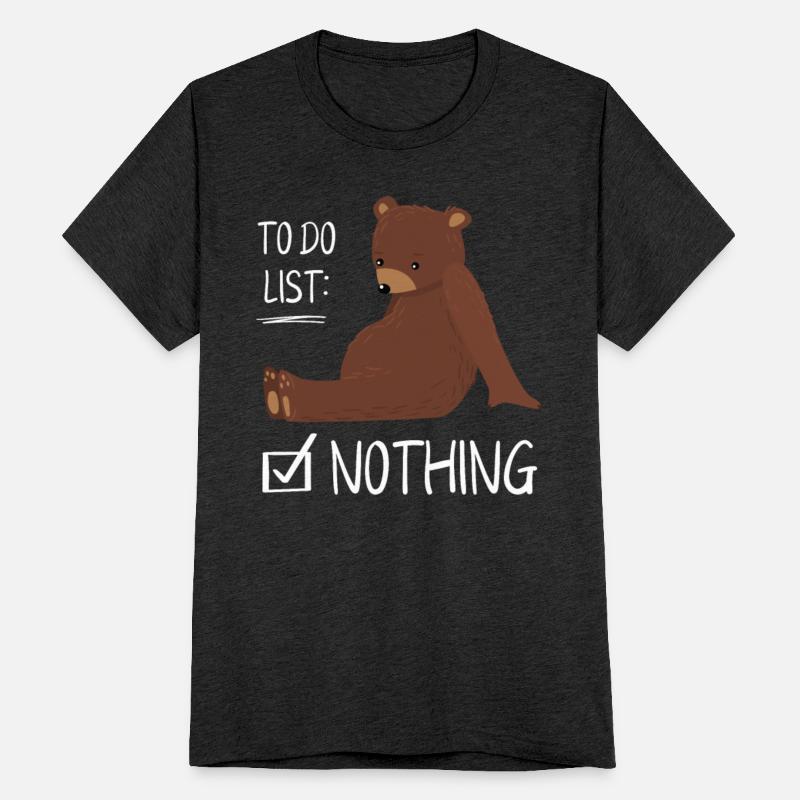To Do List Nothing Bear Sleep