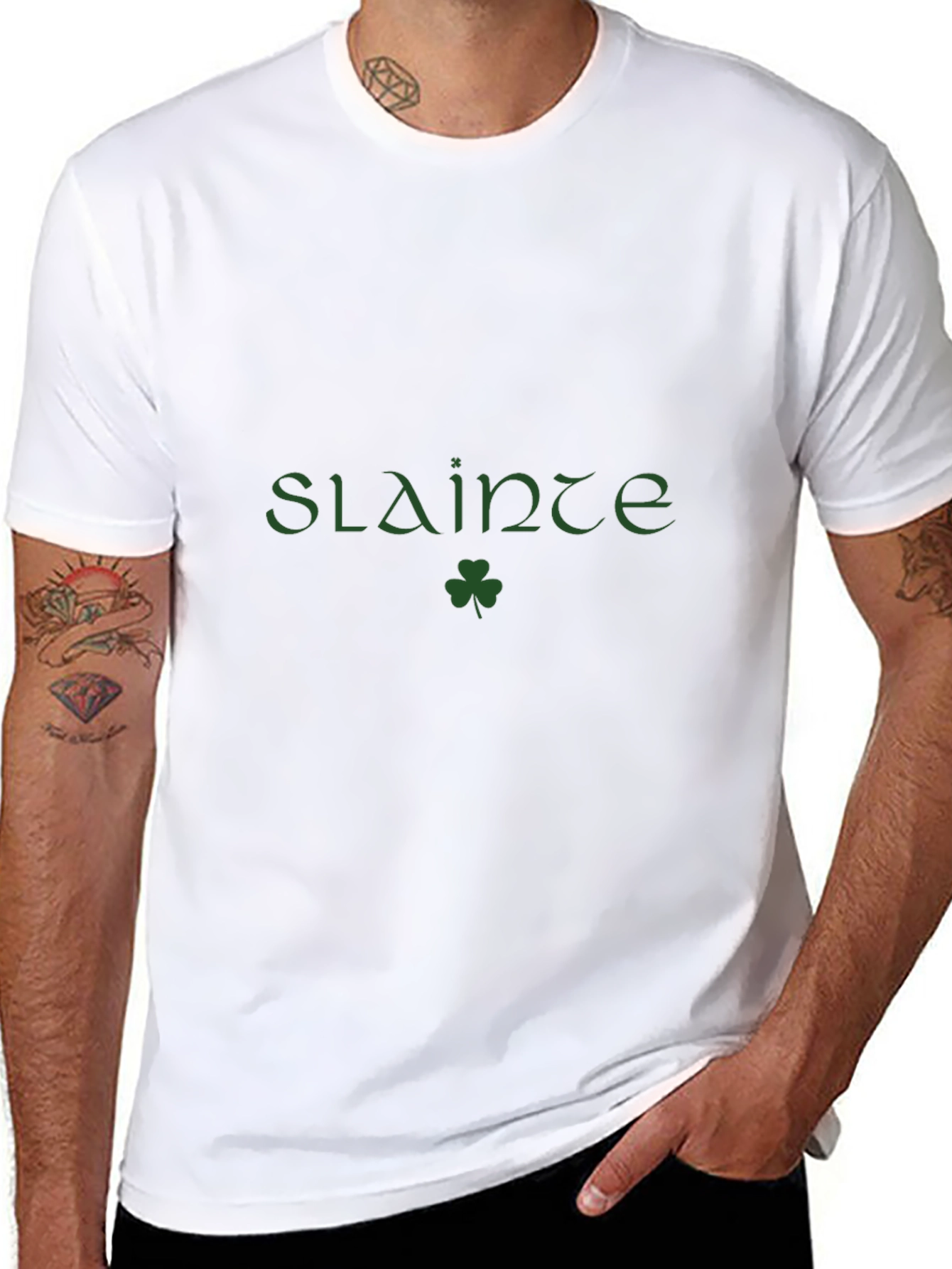 Sláinte Irish Toast Black T-Shirt