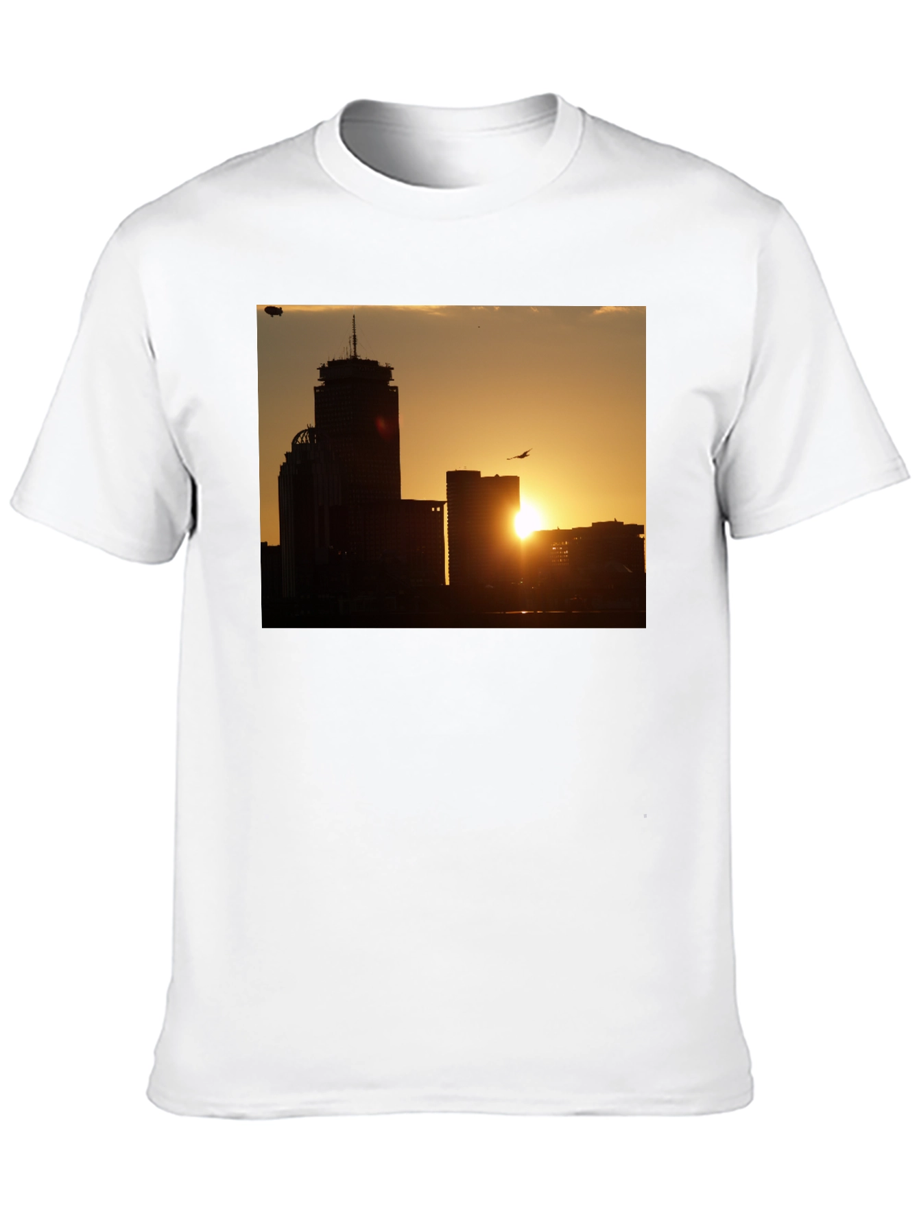Sunset Cityscape Graphic Tee