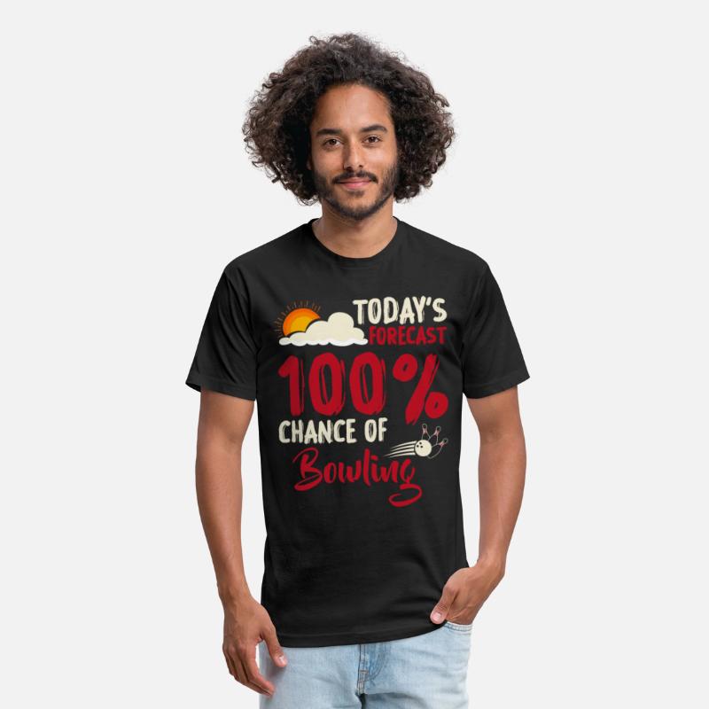 Today's Forecast 100 Chance of Bowling Funny Shirt