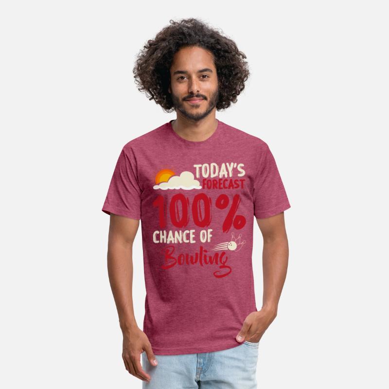 Today's Forecast 100 Chance of Bowling Funny Shirt