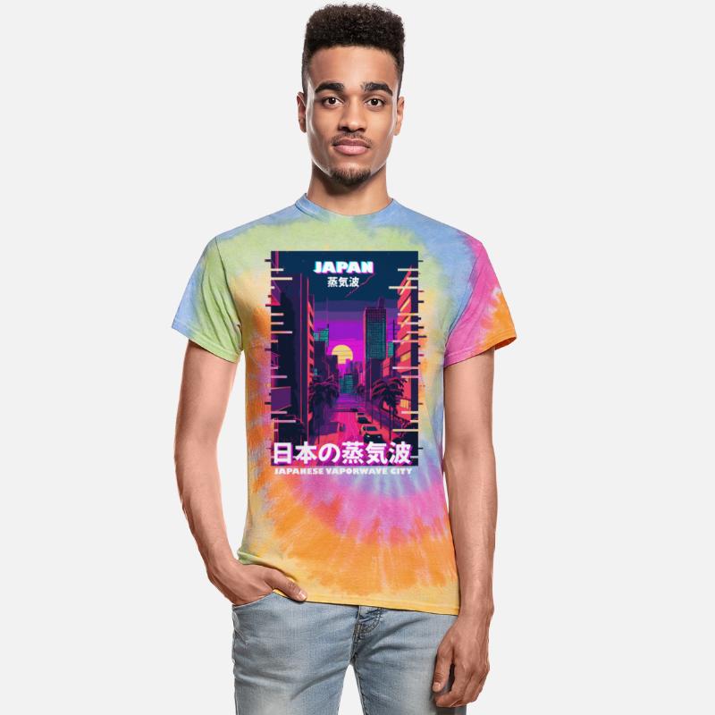 Tokyo City Pop Japan Vaporwave Cyber Glitch Art Ci