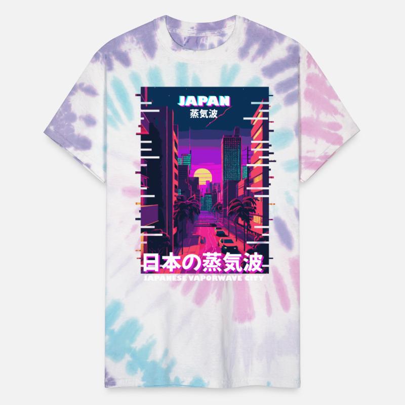 Tokyo City Pop Japan Vaporwave Cyber Glitch Art Ci